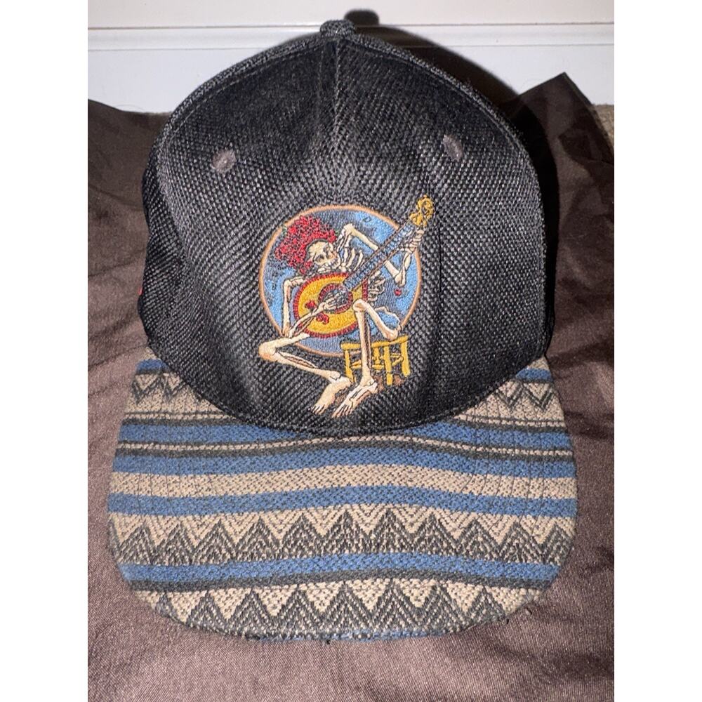 Grassroots California Stanley Mouse Grateful Dead Skeleton Snapback Hat Rare